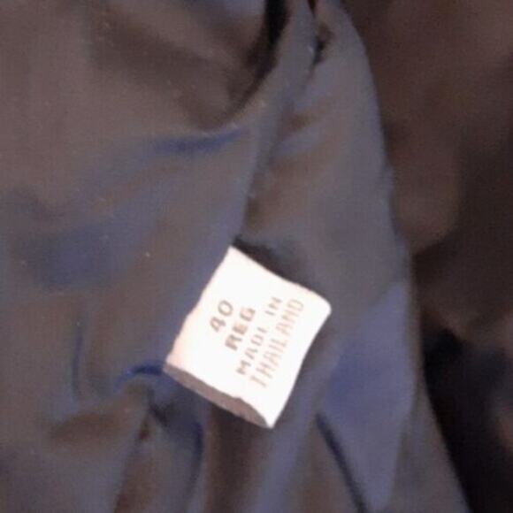 London Fog Cape Back Trench Coat 40R BLACK Double-Breasted Belted Preppy Classy - Picture 10 of 12